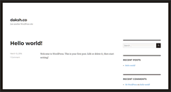 Desktop Screenshot of daksh.co