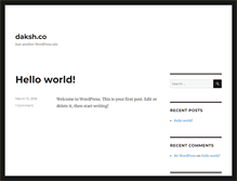 Tablet Screenshot of daksh.co